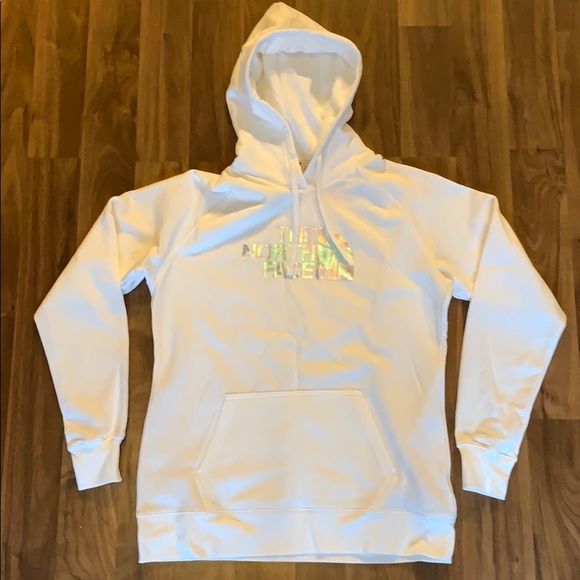 white north face hoodie